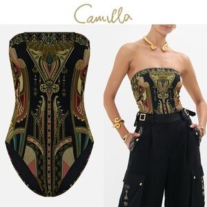 Camilla Bandeau Bodysuit They Called Her Nefertari sz S 399$